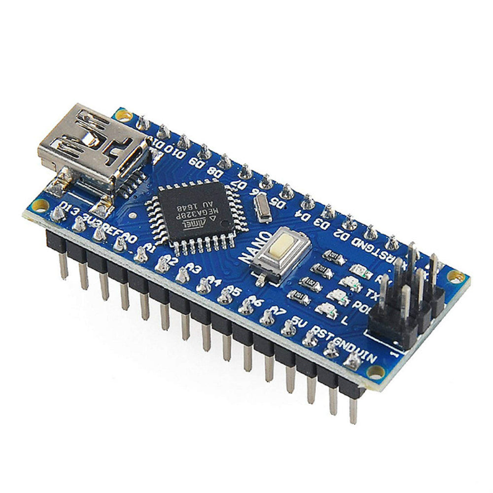Nano Board R3 With CH340 Chip Without Micro USB Cable (Soldered)_front