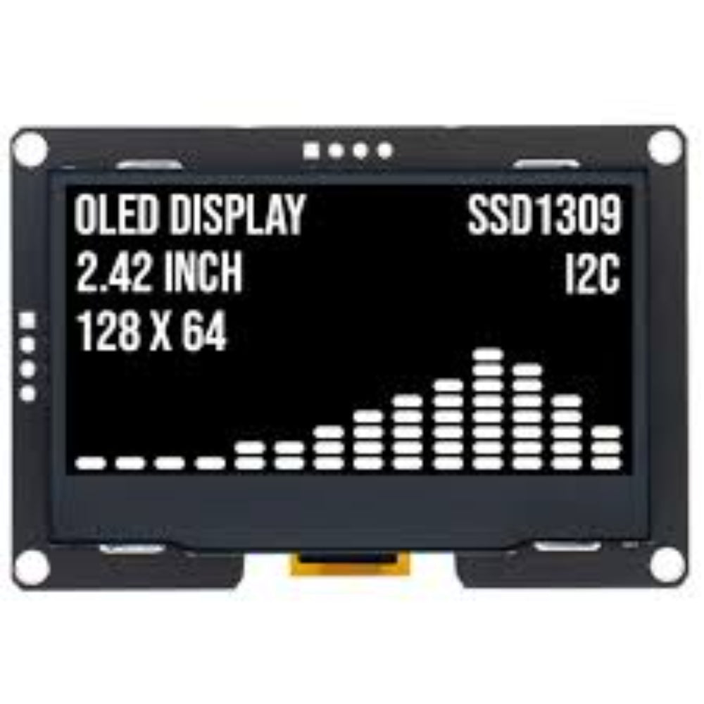 OLED 2.42 inch 4 Pin IIC I2C Interface 3.3V White