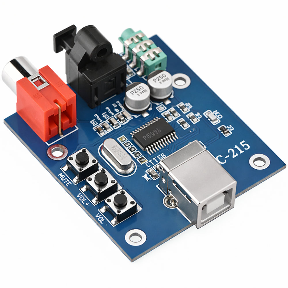 Usb Decoder Board PCM2704 USB DAC Audio Decoder Board with Optical & Coaxial