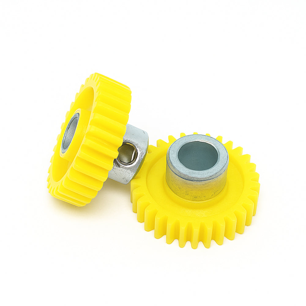 Plastic Spur Gear Teeth 30 Dia 21mm Width 6mm Centre Hole Dia 6mm