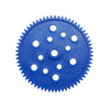 Plastic spur gear pair 60 teeth and 24 teeth inner 6 mm dia_2