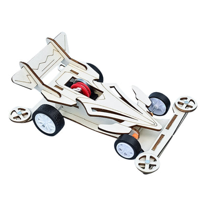Pull & Go! DIY Wooden Sports Car Puzzle Kit_1
