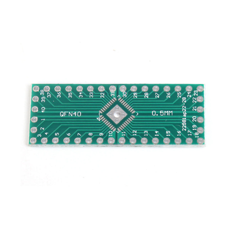 QFN32, QFN40 SMD to DIP Adapter PCB Board 0.5 Pitch-1Pcs on KitsGuru