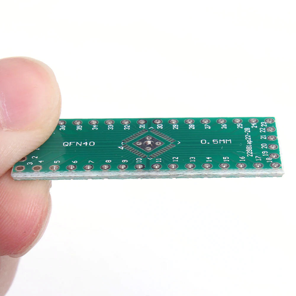 QFN32, QFN40 SMD to DIP Adapter PCB Board 0.5 Pitch-1Pcs on KitsGuru