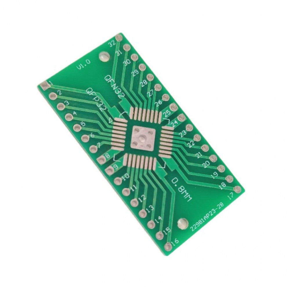 QFN32 QFP32 Converter SMD To DIP Adapter PCB-1Pcs On