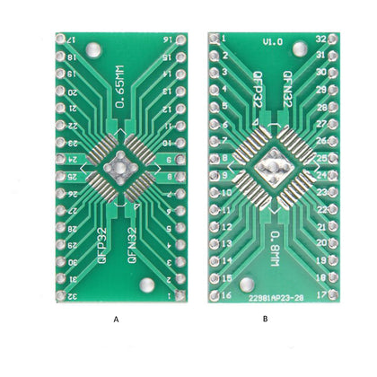 QFN32 QFP32 Converter SMD To DIP Adapter PCB