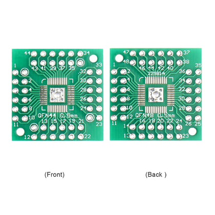 SMD QFN48 QFN44 0.5mm To DIP 48/44 2.54mm Pitch PCB Adapter Plate