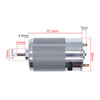 RS555 555 DC 12-36V 9000RPM Carbon Brush DC Motor