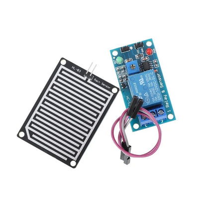 Raindrops Detection Sensor Module with 12V Relay Module_1