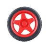 Red 65mm TT BO Motor Robot Wheel