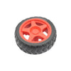 Red 65mm TT BO Motor Robot Wheel