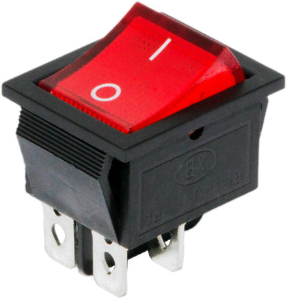 KCD4 Red Rocker Switch -1