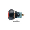 Red Waterproof PBS-33A 12MM 2PIN Mini Round Push Button Switch with lock_2