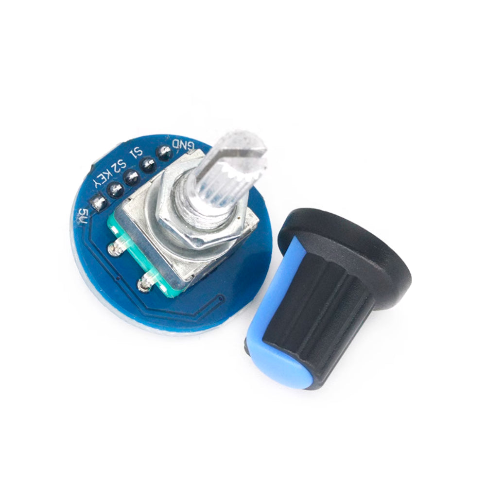 Digital Rotary Encoder Module Rotary Potentiometer With Knob Cap@ KitsGuru
