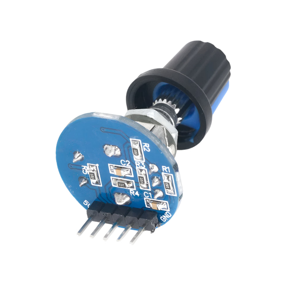Digital Rotary Encoder Module with Knob Cap – Precise Control@ KitsGuru