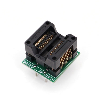 SSOP/TSSOP20 Mid Body Burn DIP Test Seat Patch IC Chip Adapter Pitch 1.27mm Width 5.08mm