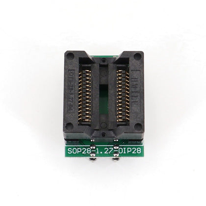 SSOP/TSSOP28 Wide Body Burn DIP Test Seat Patch IC Chip Adapter Pitch 1.27mm Width 7.72mm_1