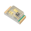 Tiny 0402 surface-mount LED, red glow
