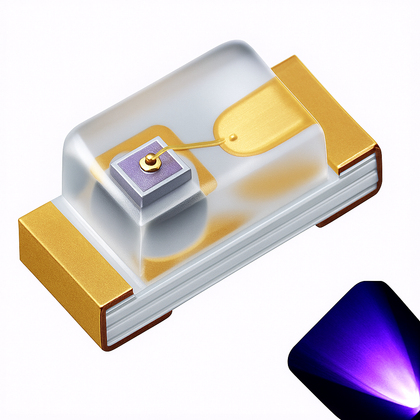 SMD LED 1206 Purple - High Brightness Purple LED