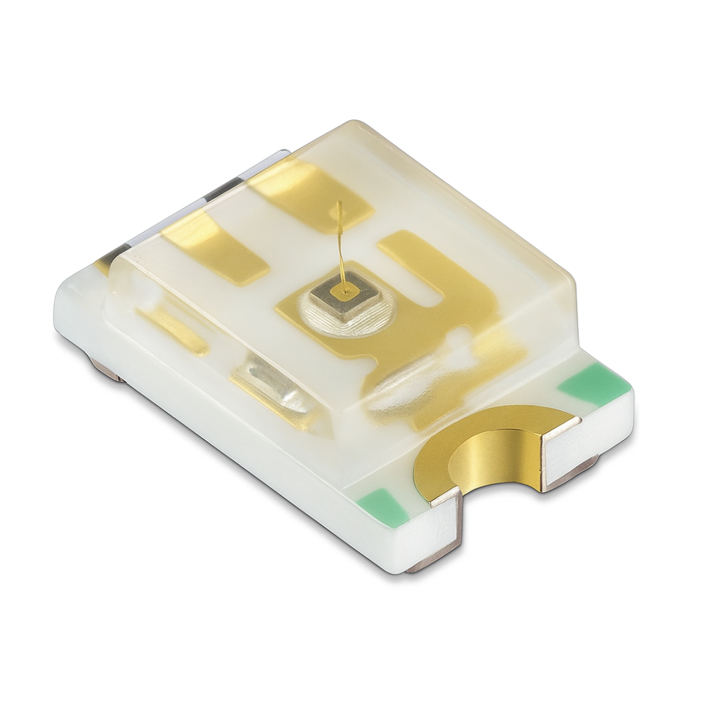 SMD LED 0805 Yellow – high efficiency surface mount LED with bright yellow illumination, low power use, and durable long-life design for circuits and indicators-1
