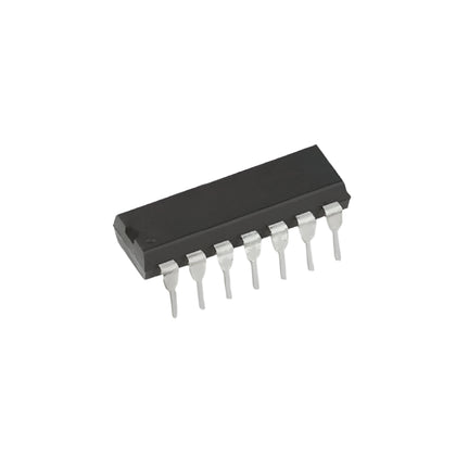 SN74LS01N Quad 2-Input NAND Gate IC with Open-Collector Outputs DIP-14 Package