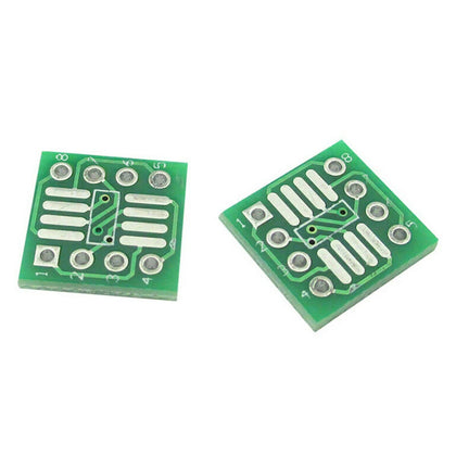 SOP8 SSOP8 TSSOP8 patch to DIP DIP pin spacing 0.65 / 1.27mm adapter board PCB