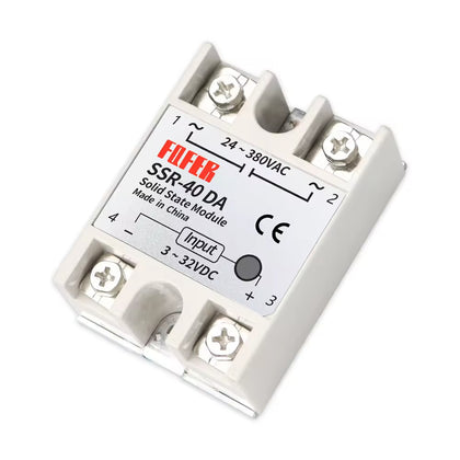 SSR-40DA Solid State Relay Module 3-32VDC/24-380VAC 40A