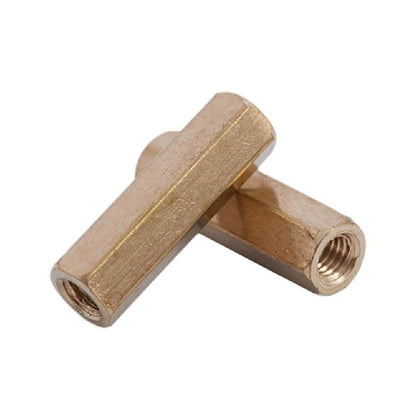 Single head Female to Female M3 hexagonal hollow copper column screw  12mm