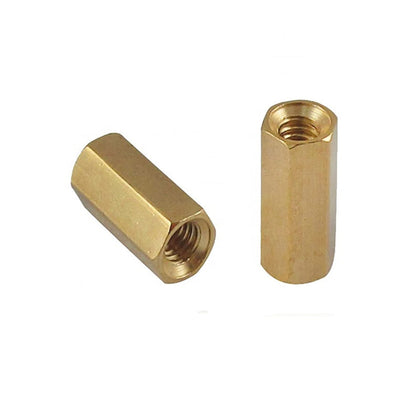 Single head Female to Female M3 hexagonal hollow copper column screw  6mm