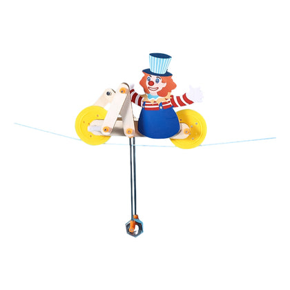 Sky High! DIY Clown Bicycle on Rope STEM Project_1
