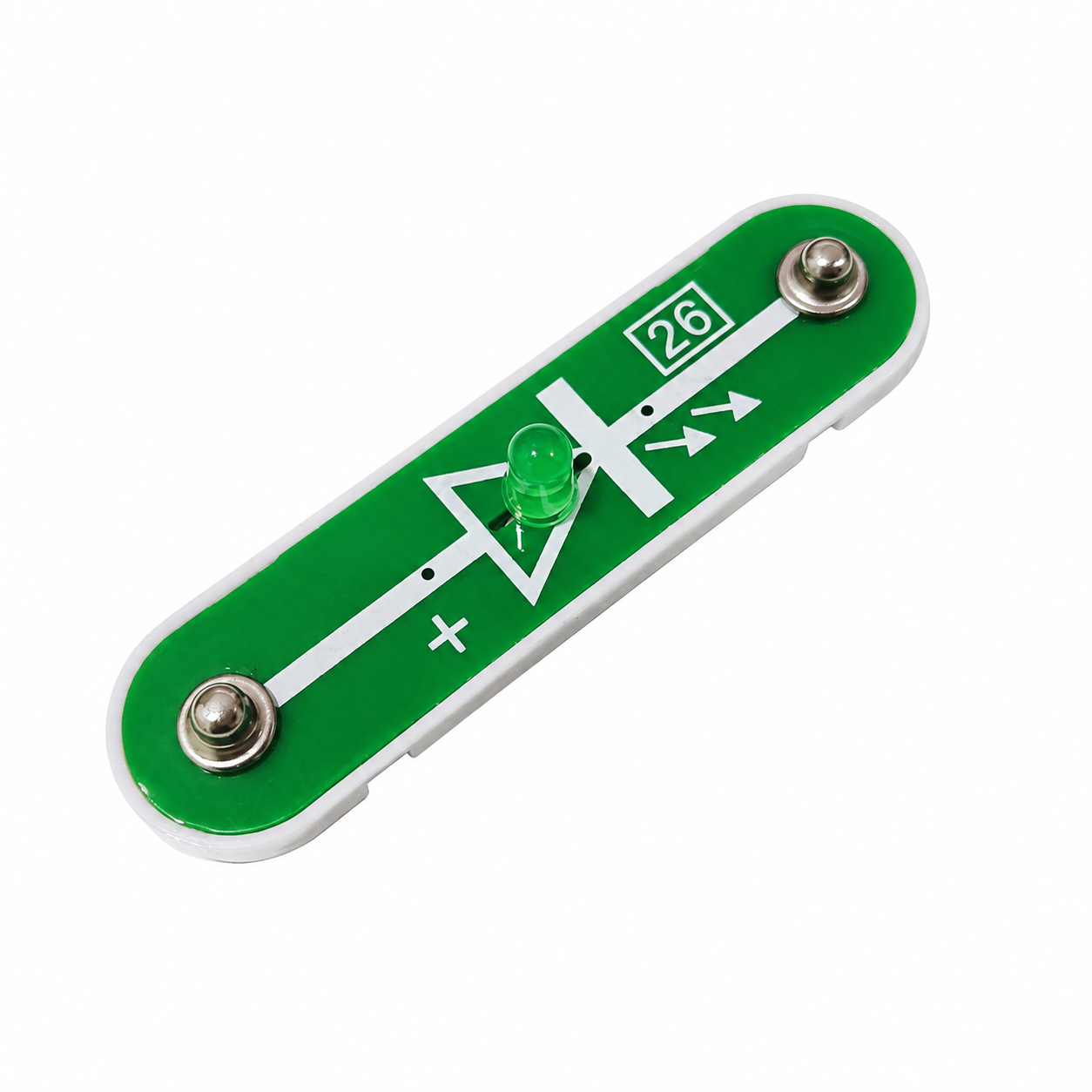 Smart Led Indicator Module Snap Circuit Green LED Indicator Module for Electronics Learning Kit