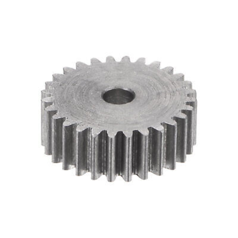 CNBTR 30 Tooth Motor Metal Gear Wheel - 6mm Hole, Module 1 Steel Gear (Pack Of 2)