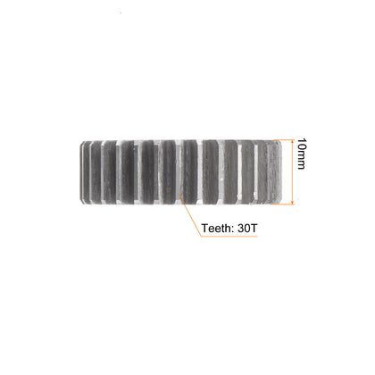 Steel Spur Gear 30 Teeth 1 Module 6mm Bore Dia_1