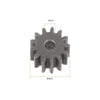 Steel Spur Gear 12 Teeth 1 Module 6mm Bore Diam_1