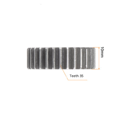 Steel Spur Gear 35 Teeth 1 Module 6mm Bore Dia_1