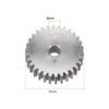 Steel Spur Gear 35 Teeth 1 Module 6mm Bore Dia_2