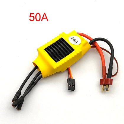 Standard XXD HW50A 50A Brushless Motor ESC with Soldered banana head and T plug-2