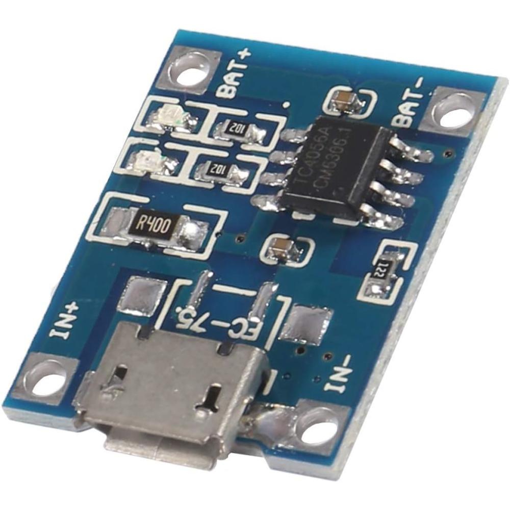 TC4056 1A Li-Ion Lithium Battery Charging Module – Micro B USB