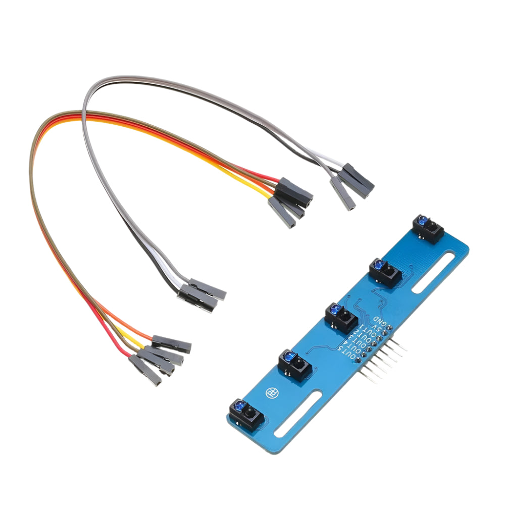 TCRT5000L 5-Channel Infrared Tracking Sensor Module@ KitsGuru