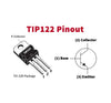 TIP122 IC PIN IMAGE