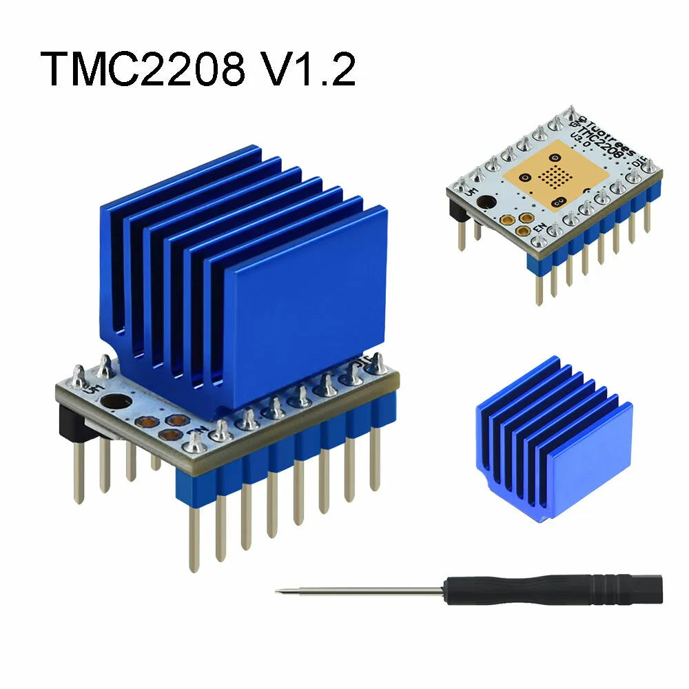 TMC2208 Stepper Motor Drivers (5 Pack) - UART Mode Compatible With 3D Printer Boards