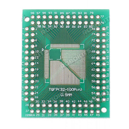 TQFP32/44/64/80/100 to DIP PCB Board Converter Adapter