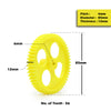 Thick Plastic Spur Gear - 56 Teeth - 86mm Dia - 12mm Width -  6mm Centre Hole Dia