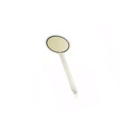 Thin Film Pressure Sensor Single Point Circular Diameter 25 mm Flexible Resistor Long tail_1