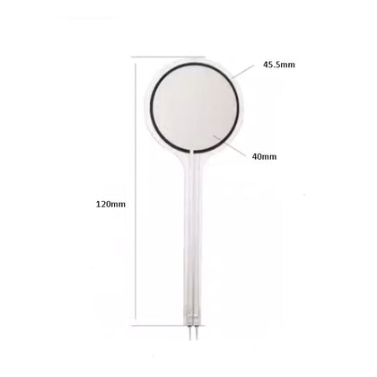 Thin Film Pressure Sensor Single Point Circular Diameter 40 mm Flexible Resistor Long tail+2