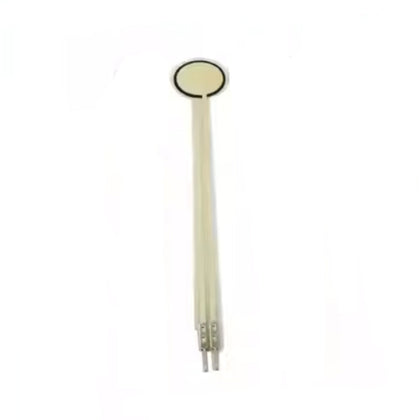 Thin Film Pressure Sensor Single Point Circular Diameter 25 mm Flexible Resistor Long tail