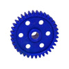 Thin Plastic Spur/Pinion Gear - Blue - 40mm Dia - 6mm Circular Centre Hole- 36 Teeth