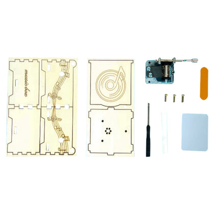 Tiny Tunes! DIY Hand-Cranked Music Box Kit_kit