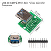 USB 3.0 Transfer Flat Line USB Adapter Plate Converter Board Seat Female -2