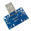 USB adapter board male to female to microUSB to header/Type-C 4P 2.54mm straight plug-2